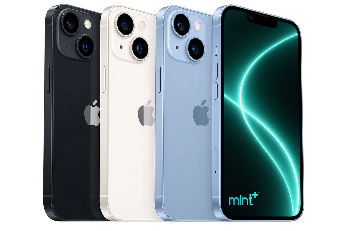 Photo of iPhone 14 all colours with mint plus wallpaper