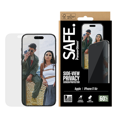 SAFE Privacy Glass for iPhone Air UWF w/Aligner