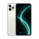 Photo of iPhone 11 Pro Max white with mint+ wallpaper