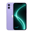 Photo of iPhone 12 purple with mint+ wallpaper