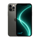 Photo of iPhone 12 pro max gray with mint+ wallpaper