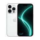 Photo of iPhone 14 pro silver with mint+ wallpaper