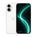 Photo of iPhone 16 white with mint+ wallpaper